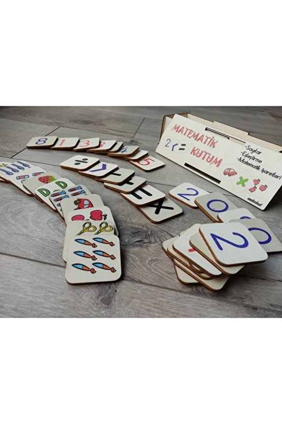 Matematik Kutum 4 Işlem, Sayı Ve Değerleri, Tek Çift Sayılar , Eşleştirme Oyunu 36 Parça