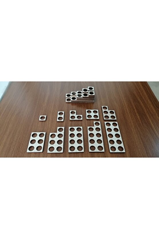 Temel Matematik Öğrenimi Materyali Sayı Blokları Oyunu 2 Takım