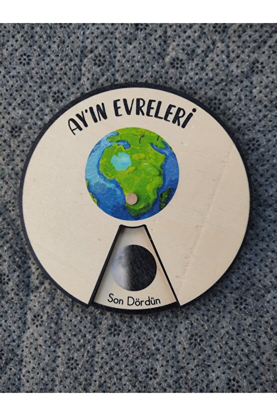 Ayın Evreleri Yuvarlak Çarklı Sistem 15 Cm Çap