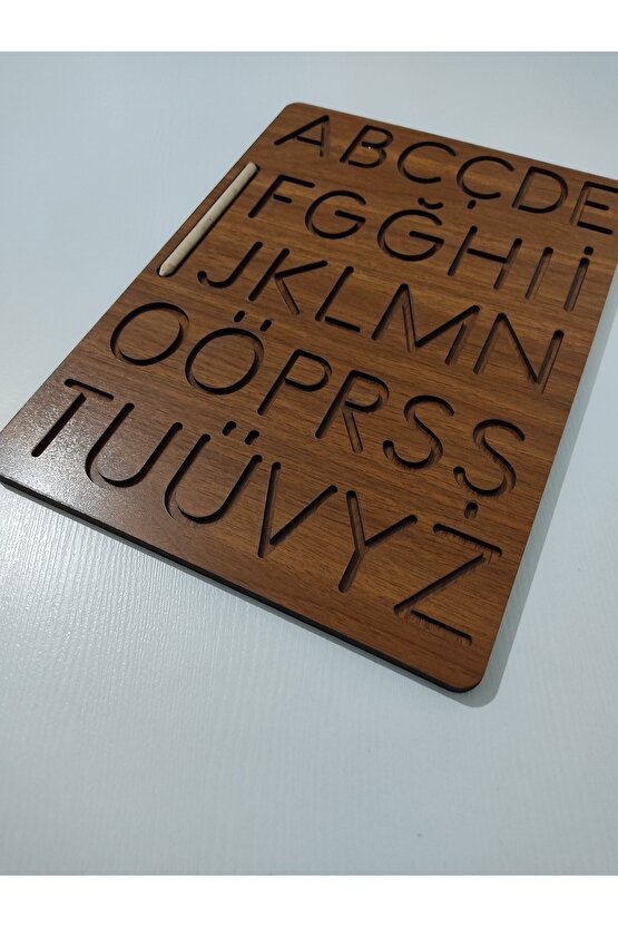Okumaya Yazmaya Hazırlık Büyük Küçük Harf Çift Taraflı Tablet 30 Cm* 22 Cm