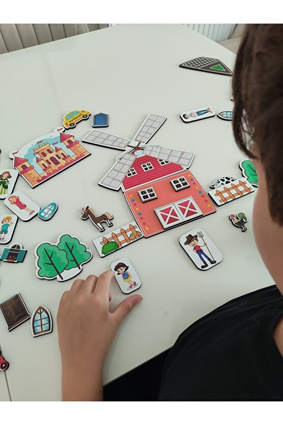 Hayal Dünyam 35 Parça Ahşap Yapboz Puzzle