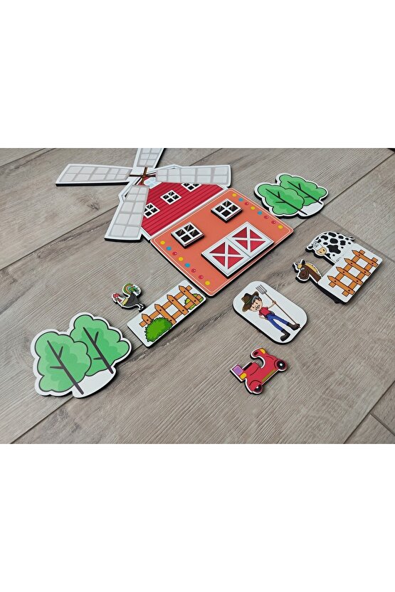 Hayal Dünyam 35 Parça Ahşap Yapboz Puzzle