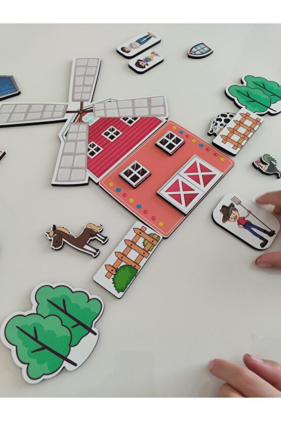 Hayal Dünyam 35 Parça Ahşap Yapboz Puzzle
