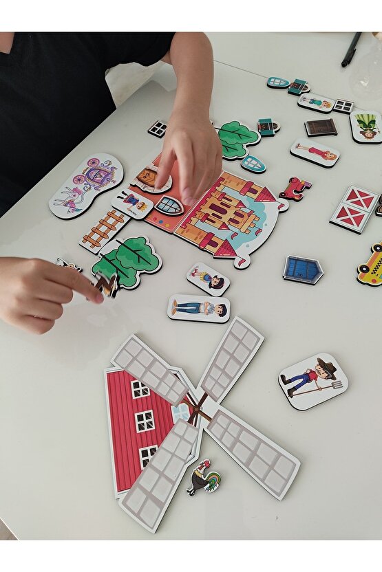Hayal Dünyam 35 Parça Ahşap Yapboz Puzzle