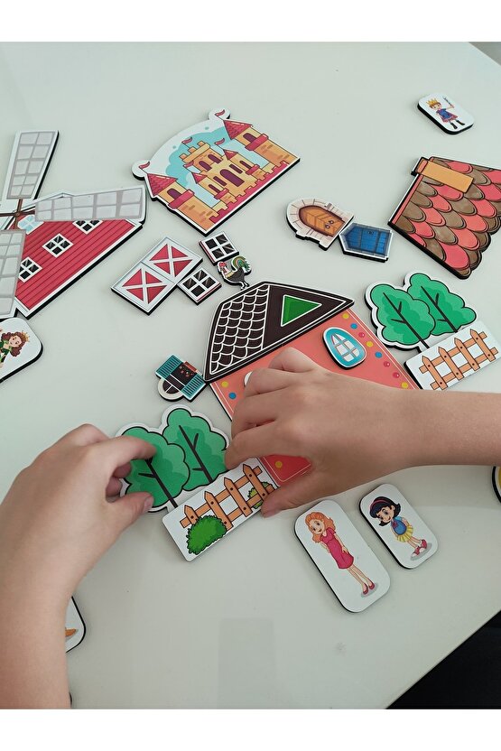 Hayal Dünyam 35 Parça Ahşap Yapboz Puzzle