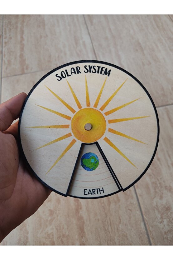 Yuvarlak Dönebilen Güneş Sistemi 15 Cm Çap