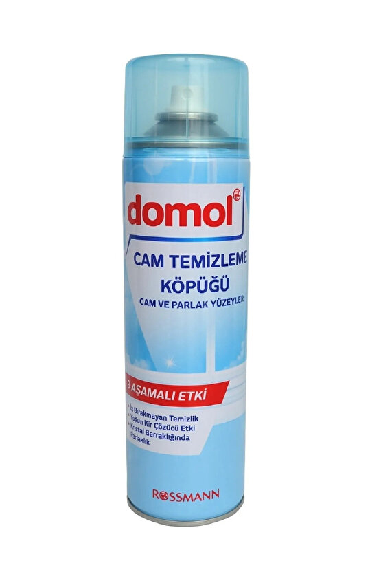 Cam Ve Parlak Yüzeyler İçin Cam Temizleme Köpüğü 500 ml (2 Adet)