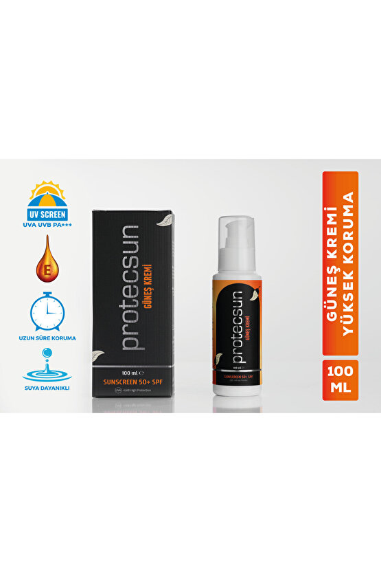 (3LÜ PAKET) Spf 50+ Tüm Ciltler İçin Yüksek Korumalı Yüz & Vücut Güneş Kremi 100 Ml