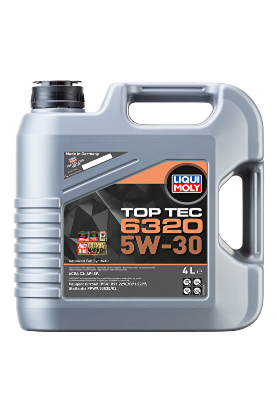 Top Tec 6320 5W-30 Motor Yağı 4 L