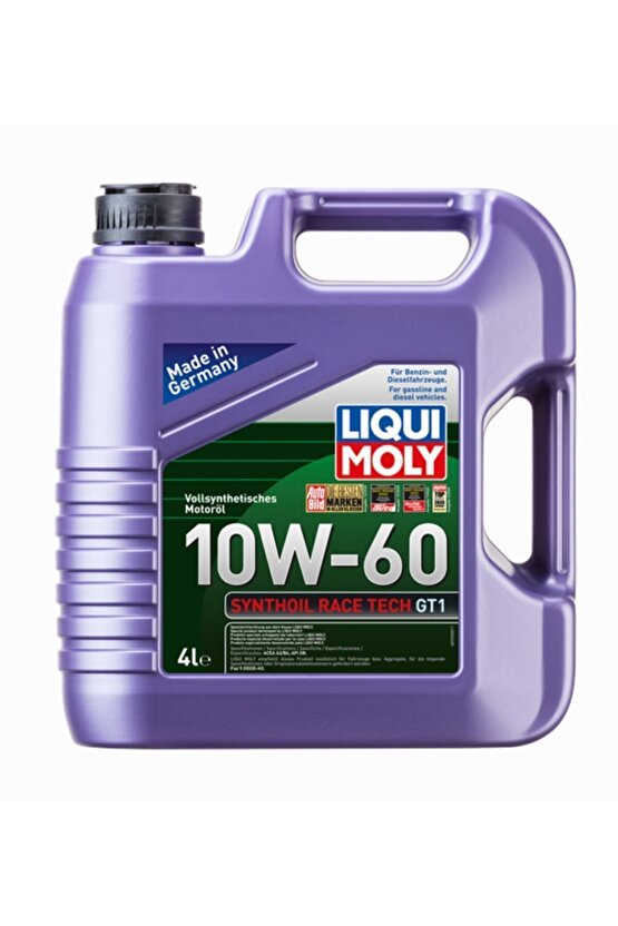Lıquı Moly 10w-60 Motor Yağ Synthoil Race Tech Gt1 (4 LİTRE)