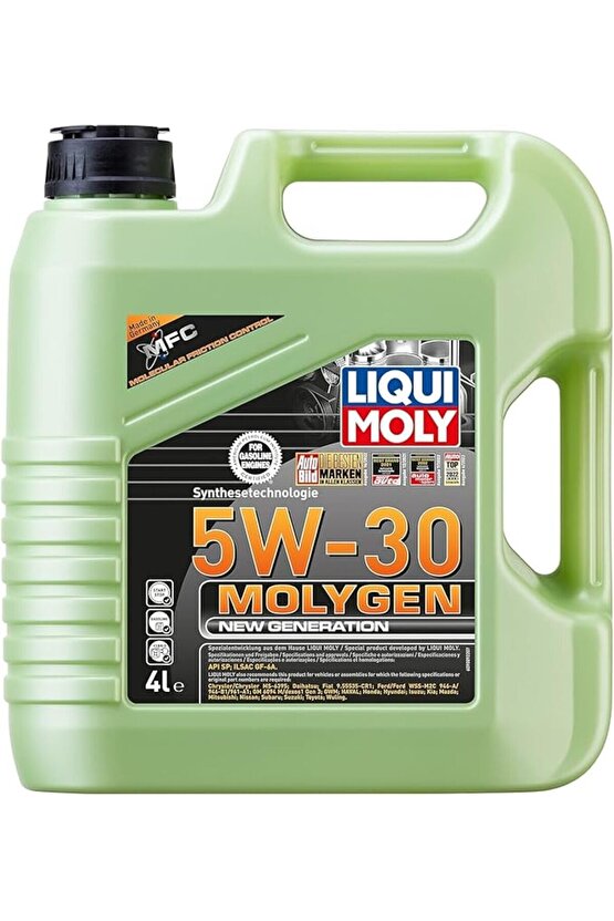 Moly Molygen New Generation 5W-30 4 l Otomotiv Bakım Ürünü
