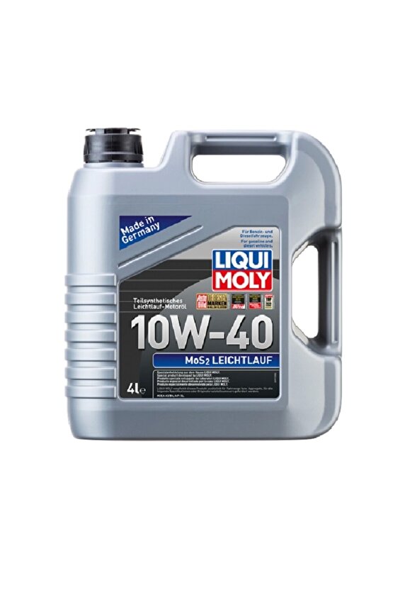 MoS2 Leichtlauf 10W-40 4 Litre - Molibden Katkılı Yarı Sentetik Motor Yağı (6948)