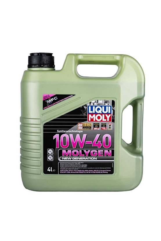 Molygen New Generation 10w-40 4 Litre Motor Yağı