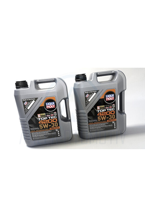 LİQUİ MOLY 4200 TOP-TEC 5W-30 MOTOR YAĞI 10 LİTRE - VW