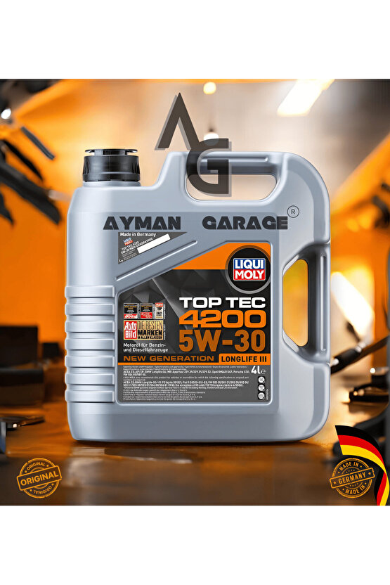 TOP TEC 4200 5w30 ORIJINAL Motor Yağı 4 Litre