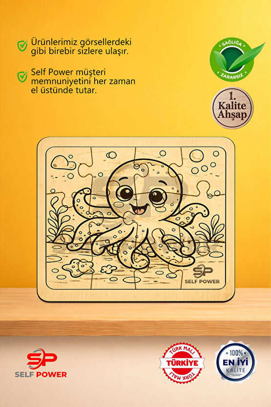 AHŞAP PUZZLE BOYAMALAR HEM BOYAMA HEM PUZZLE