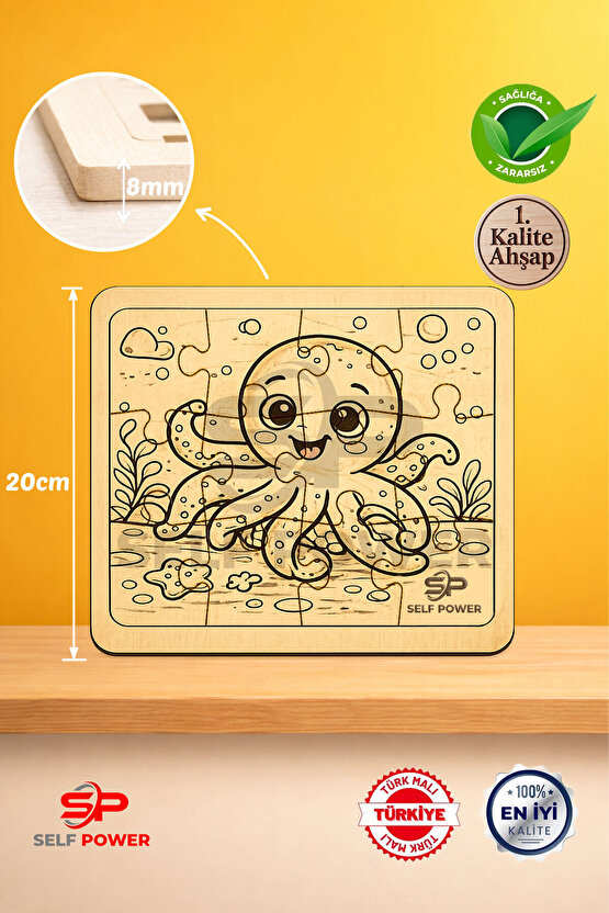 AHŞAP PUZZLE BOYAMALAR HEM BOYAMA HEM PUZZLE