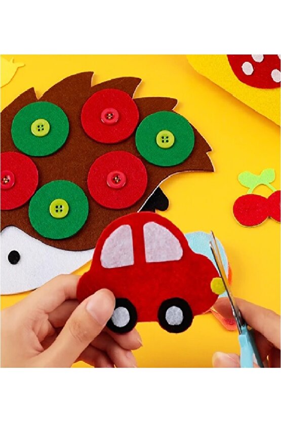 12 Adet 100 cm x 20 cm Hobi ve Etkinlik Keçesi 12 Farklı Renkte