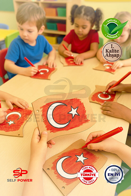 5 ADET 29 EKİM BOYAMA KARTI
