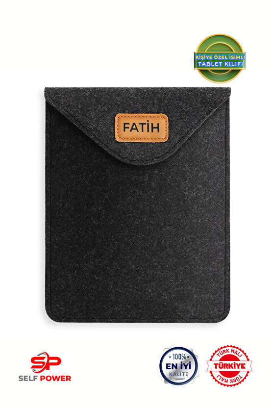 Kişiye Özel Keçe Tablet Kılıfı Çantası Ipad samsung Galaxy Tabkindleredmi Pad Se Için