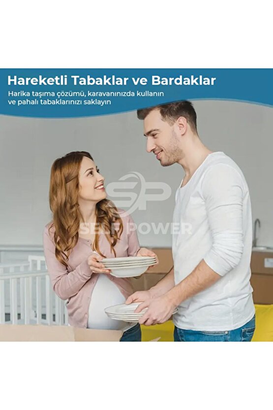 72 Parça Keçe Tabak Koruyucu  Tabak Ayırıcılar Güvenli Yığın Porselen, Cam Eşyalar & Pişirme Saklama