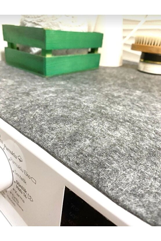 Keçe Çamaşır Makinesi Örtüsü Pedi 55*60 Cm