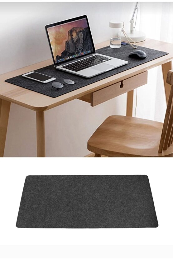 Kaliteli Keçe Çalışma Masası Düzenleme Ve Oyuncu Mouse Pedi Masa Üstü Düzenleyici 50x100 Cm