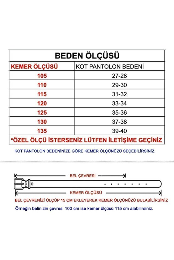 Premium % 100 Hakiki Vejetal Dayanıklı Deri Kemer, Döküm Toka, Tamamen El Yapımı Kopmaz Çatlamaz