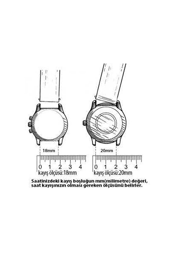 Tag-heuer Uyumlu  22-20   Beyaz Dikişli  MAVİ  Hakiki dana derisi  (26 )