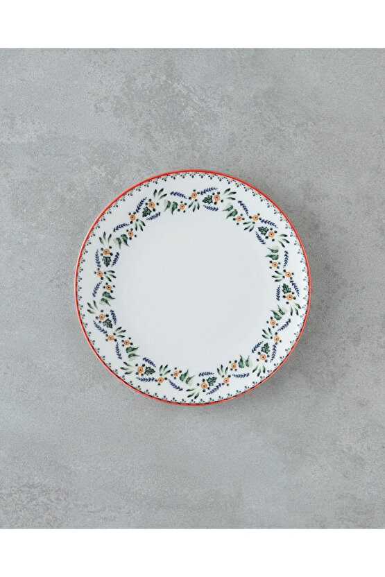 Charmsy Bone Porselen Pasta Tabağı 19 cm Renkli