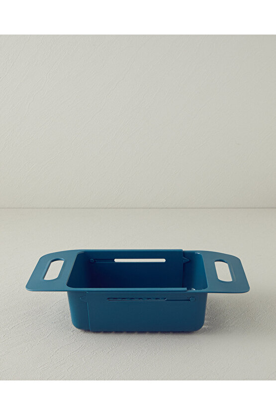 Düz Plastik Süzgeç Mavi