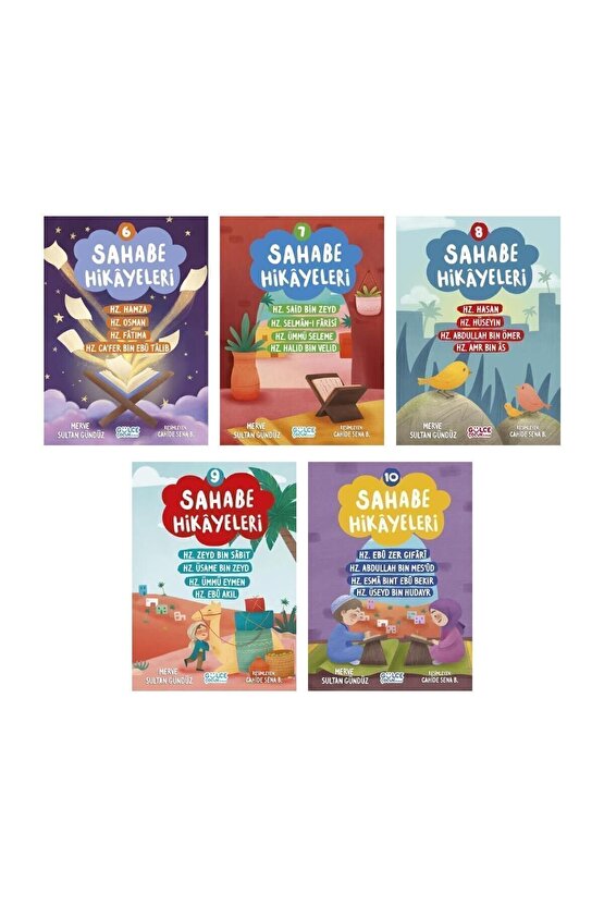 Gülce Çocuk Sahabe Hikayeleri Set (10 Kitap) - Merve Sultan Gündüz KTP