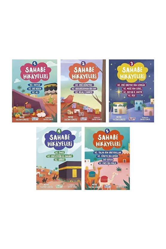Gülce Çocuk Sahabe Hikayeleri Set (10 Kitap) - Merve Sultan Gündüz KTP
