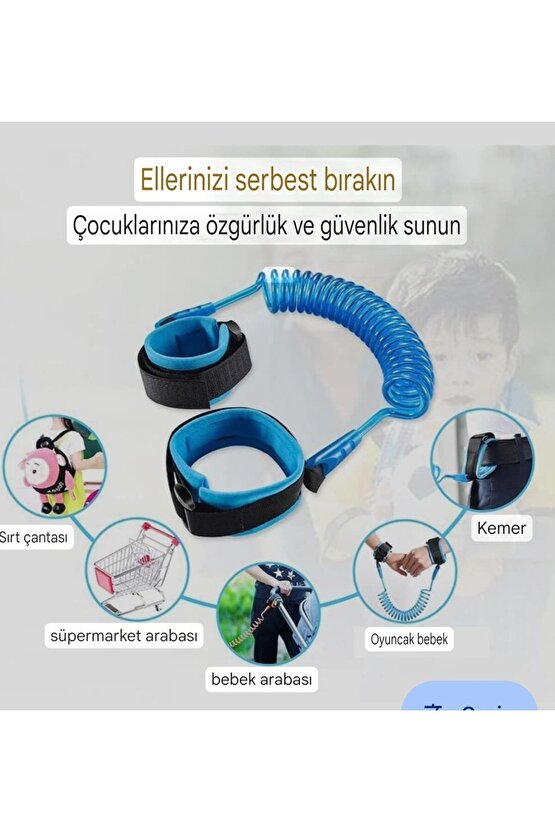 Yeni Yürümeye Başlayan Çocuklar için Kaybolmaya Karşı Bilek Bağlantısı, Küçük Çocuk Tasma Bileklik