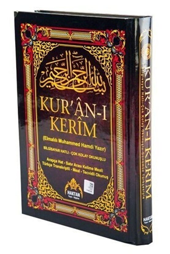 Haktan Kuranı Kerim Rahle Boy 5 Li Özellkli Kod: H-24 Mor renkli 20*28