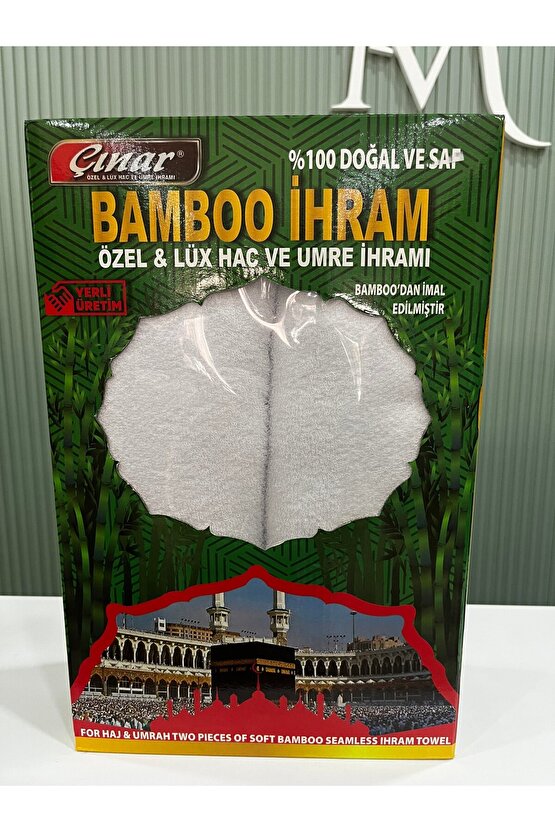 Bambu İhram Takımı – %100 Doğal ve Saf Bambu – Hac & Umre İhramı (2 Parça)
