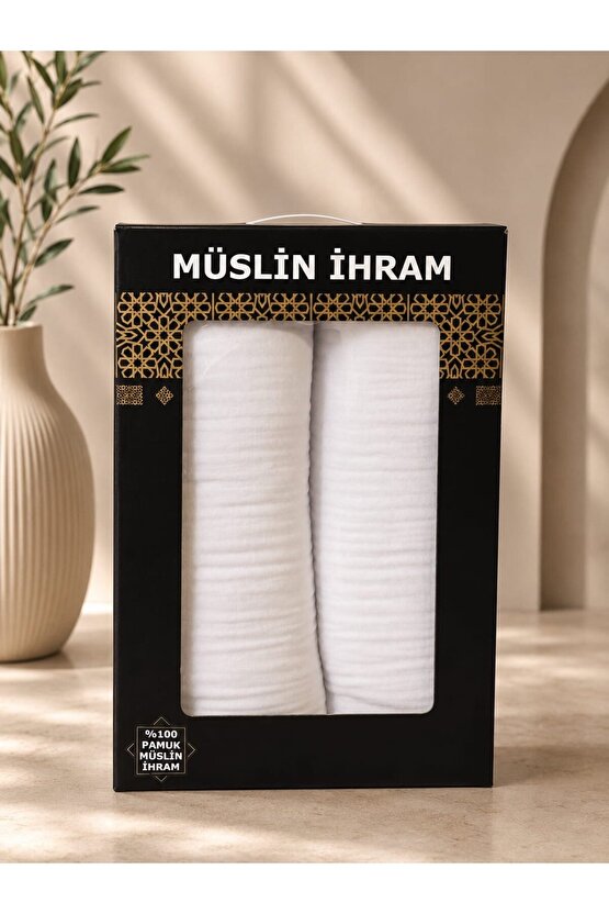 Erkek Müslin İhram Premium Lux Hac ve Umre