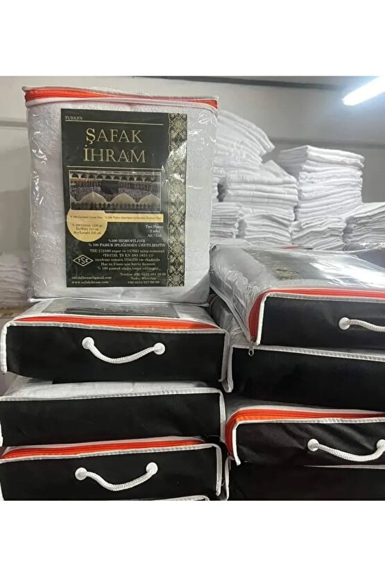 Şafak Ihram Hac Ve Umre Kıyafeti Cotton Ihram 1250gr 110x220