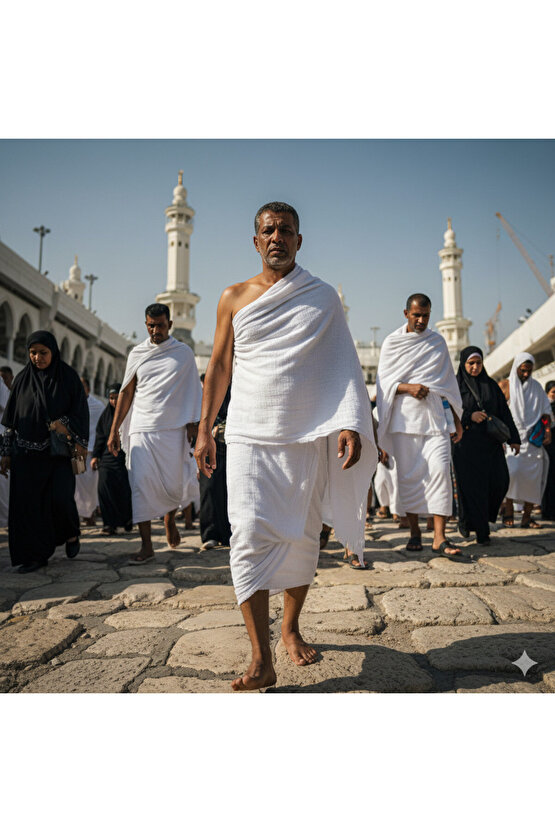 1250gr. %100 Pamuk Hac - Umre Için Erkek Ihram