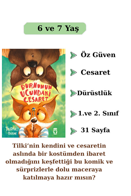 Timaş Burnunun Uçundaki Cesaret 1. ve 2. Sınıf Hikaye Kitabı