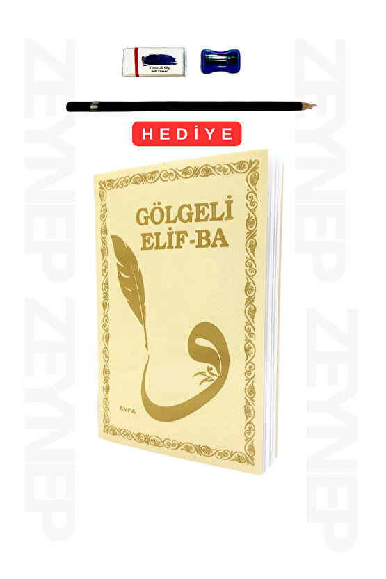 Gölgeli Elif-ba (Kalem Seti Hediyeli)