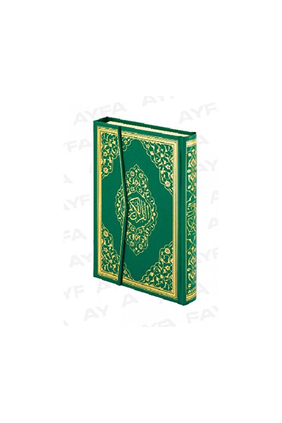 AYFA YAYIN YEŞİL RENK CAMİ BOY İRİ YAZILI KURANI KERİM