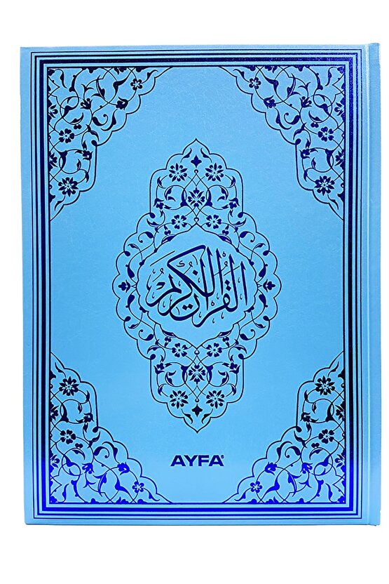Ayfa Orta Boy Renkli Kuran-ı Kerim Mavi