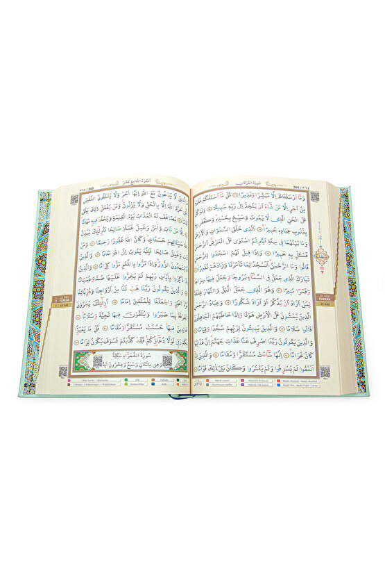 Tecvidli Kuranı Kerim - Termo Deri - Rahle Boy - Turkuaz Renkli - Ayfa Yayınevi - Bilgisayar Hatlı
