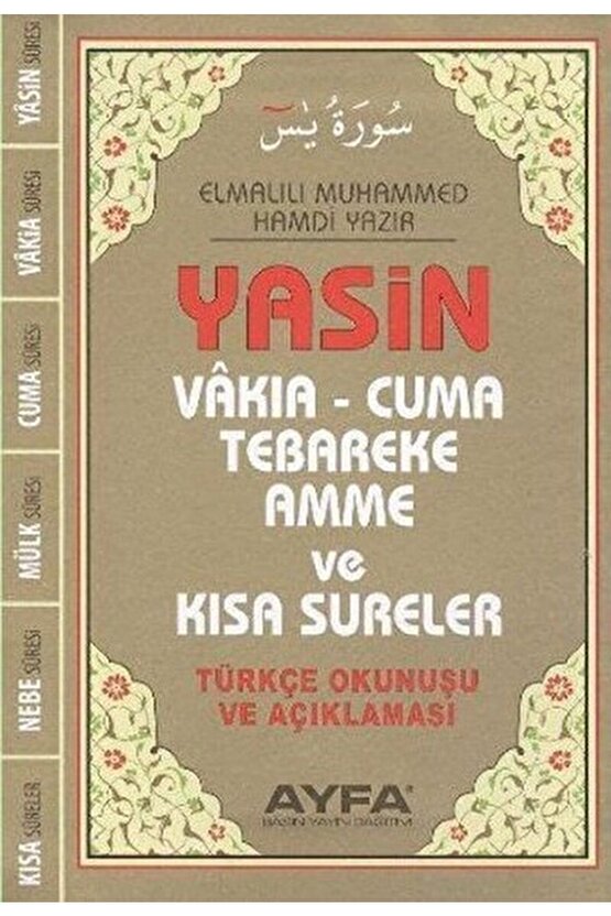 Çanta Boy Türkçeli Üçlü Yasin - Fihristli Ayfa043f  9786055256395
