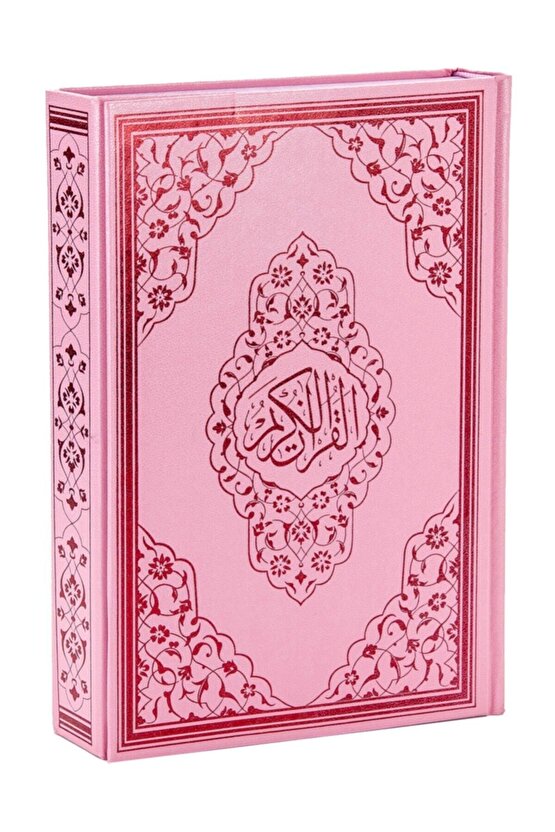Kuranı Kerim Pembe Renk Orta Boy Hafız Osman Hattı Mühürlü
