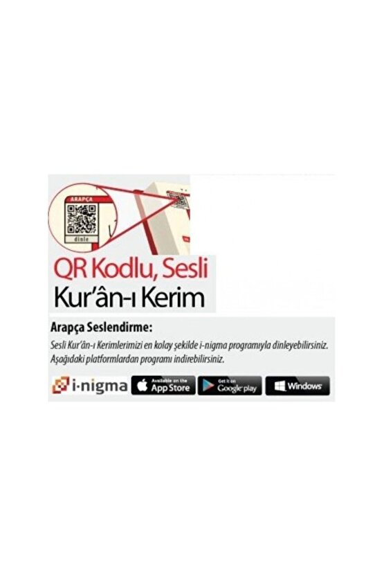 Ayfa Rahle Boy Kuran Bilgisayarlı Hafız Osman Hattı Mühürlü