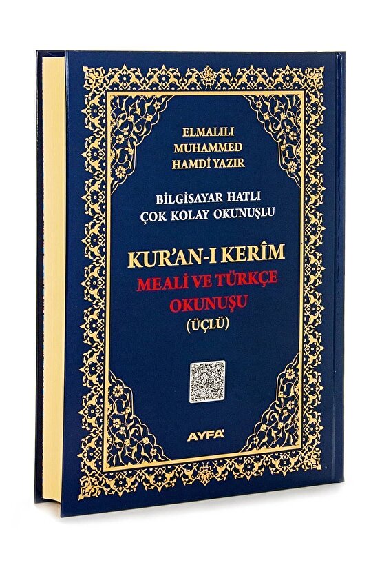 Orta Boy Kuranı Kerim Meali Ve Türkçe Okunuşu - Üçlü
