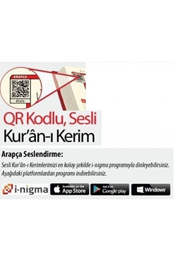 Pembe Renkli Arapça Kuran-ı Kerim Orta Boy