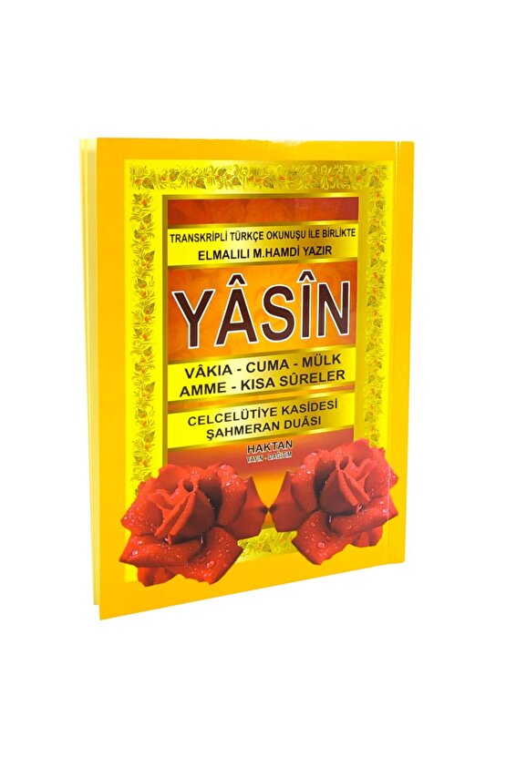 240 Sayfa Çanta Boy Yasini Şerif Kitabı Sarı